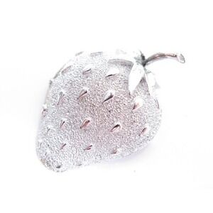 Vintage Sarah Cov Strawberry Brooch